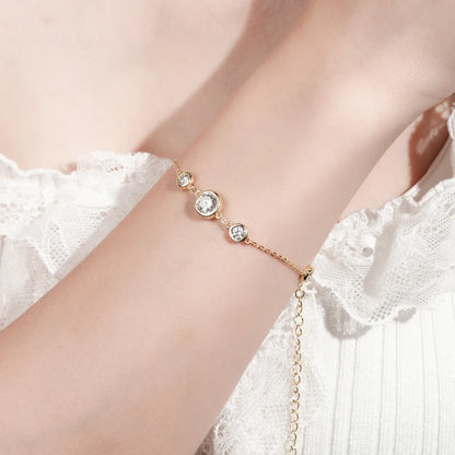 Bracelet ÉCLAT ÉTERNEL - Diamant moissanite & Argent 925 millième