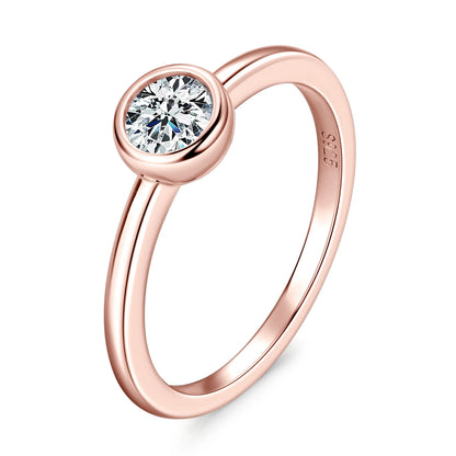 Bague ÉCLAT ÉTERNEL - Diamant moissanite & Argent 925 millième