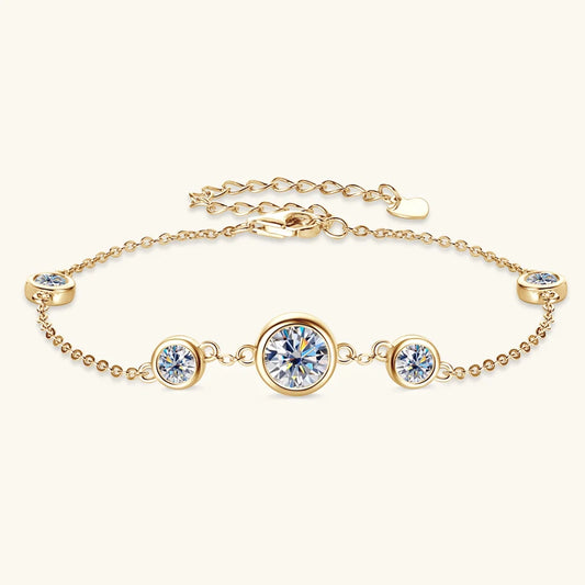 Bracelet ÉCLAT ÉTERNEL - Diamant moissanite & Argent 925 millième