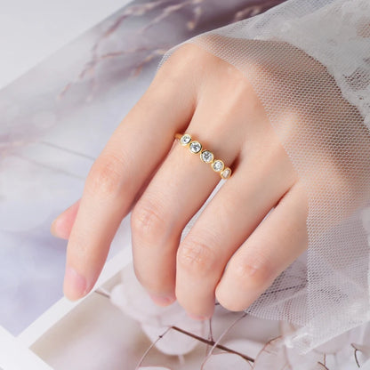 Bague ÉCLAT ÉTERNEL - Diamant moissanite & Argent 925 millième