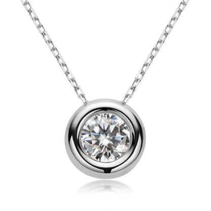 Collier ÉCLAT ÉTERNEL - Diamant moissanite & Argent 925 millième