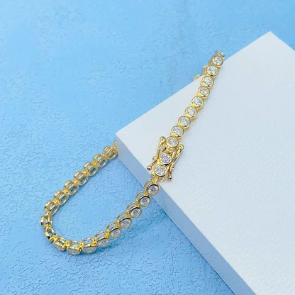 Bracelet ÉCLAT ÉTERNEL - Diamant moissanite & Argent 925 millième