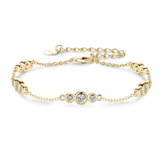 Bracelet ÉCLAT ÉTERNEL - Diamant moissanite & Argent 925 millième