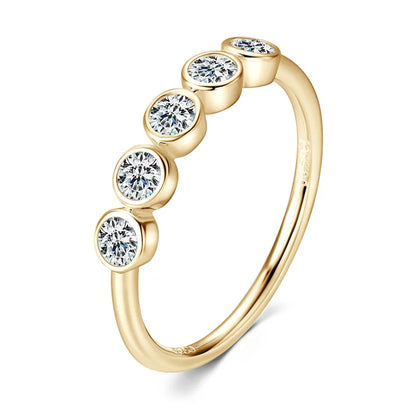 Bague ÉCLAT ÉTERNEL - Diamant moissanite & Argent 925 millième