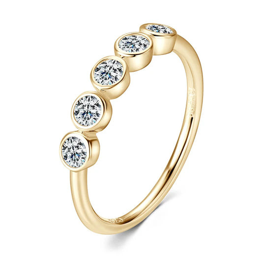 Bague ÉCLAT ÉTERNEL - Diamant moissanite & Argent 925 millième