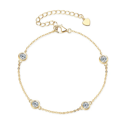 Bracelet ÉCLAT ÉTERNEL - Diamant moissanite & Argent 925 millième