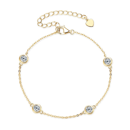 Bracelet ÉCLAT ÉTERNEL - Diamant moissanite & Argent 925 millième