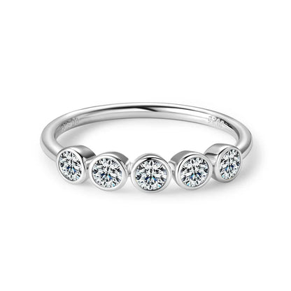 Bague ÉCLAT ÉTERNEL - Diamant moissanite & Argent 925 millième