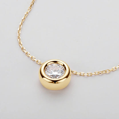 Collier ÉCLAT ÉTERNEL - Diamant moissanite & Argent 925 millième