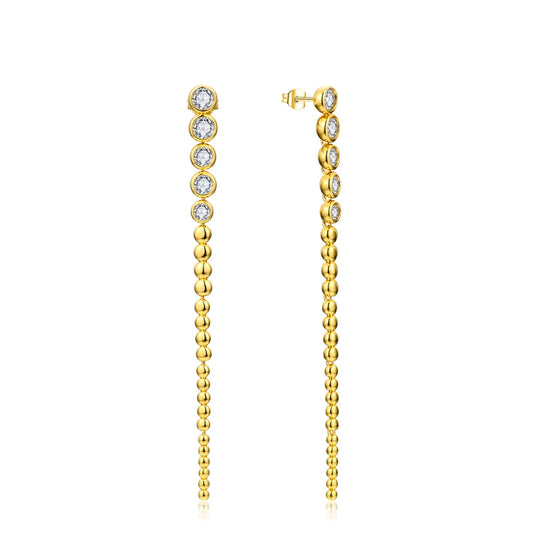 Boucles d’oreilles ÉCLAT ÉTERNEL - Diamant moissanite & Argent 925 millième