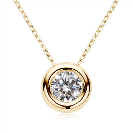 Collier ÉCLAT ÉTERNEL - Diamant moissanite & Argent 925 millième