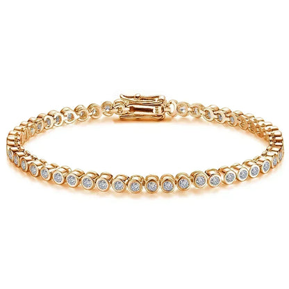 Bracelet ÉCLAT ÉTERNEL - Diamant moissanite & Argent 925 millième