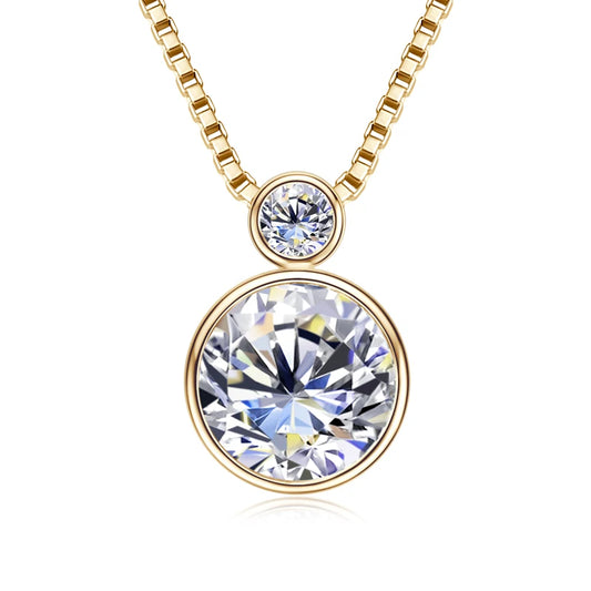 Collier ÉCLAT ÉTERNEL - Diamant moissanite & Argent 925 millième