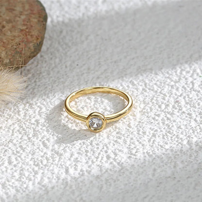 Bague ÉCLAT ÉTERNEL - Diamant moissanite & Argent 925 millième