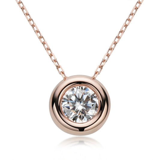 Collier ÉCLAT ÉTERNEL - Diamant moissanite & Argent 925 millième