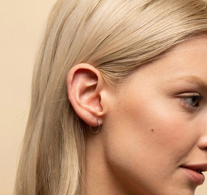 Créoles Audacieuse - Acier Inoxydable au Titane