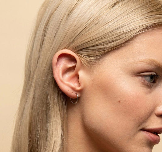 Créoles Audacieuse - Acier Inoxydable au Titane