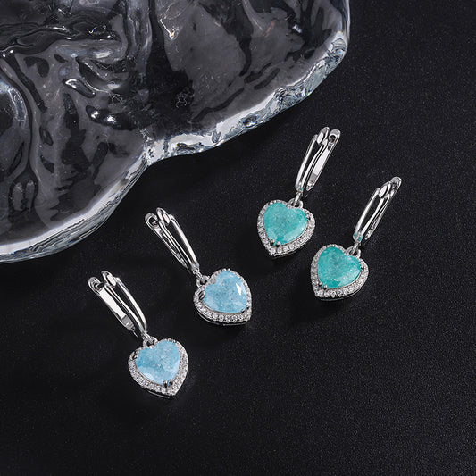 Pierre Amour Boucles D'oreilles Exquis Oreille en Forme de Coeur Fermoirs - Maria B.