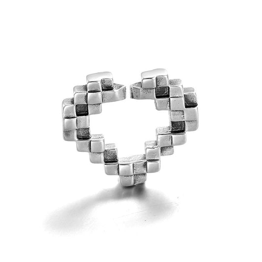 Accessoire Coeur Pixelisé - Argent S925 - Maria B.