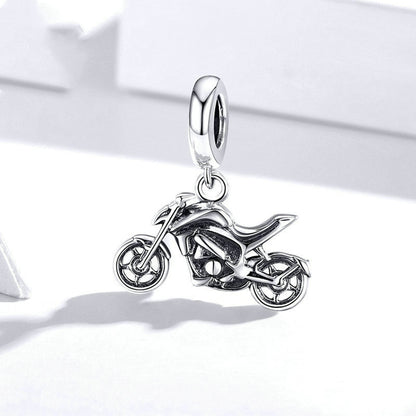 Charm Pendant Moto - Argent S925