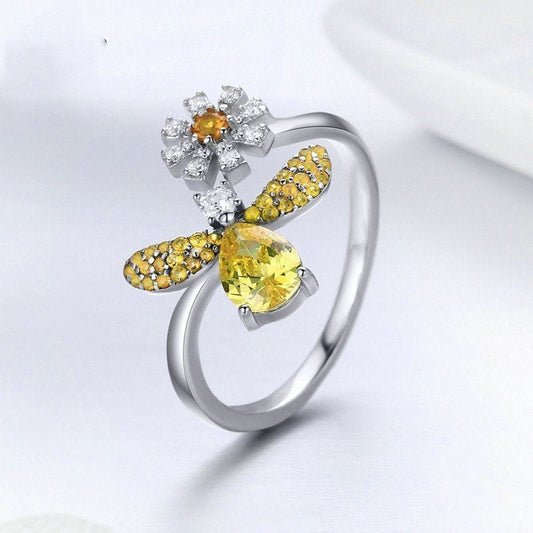 Bague Alyssa - Argent Sterling 925 et Zircons - Maria B.