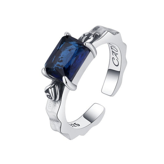 Bague Bleuette - Argent Sterling 925 et Zircons - Maria B.