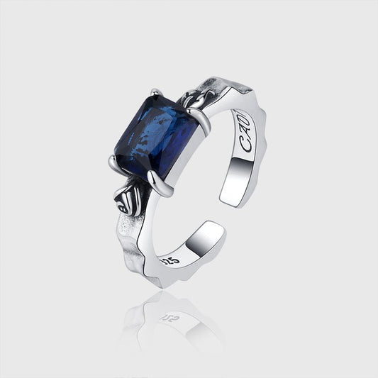 Bague Bleuette - Argent Sterling 925 et Zircons - Maria B.