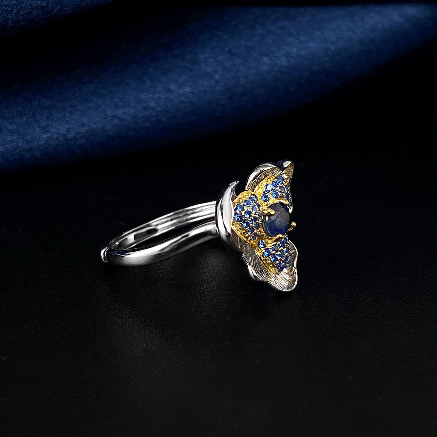 Bague Daphne - Saphir et Argent Sterling 925 - Maria B.