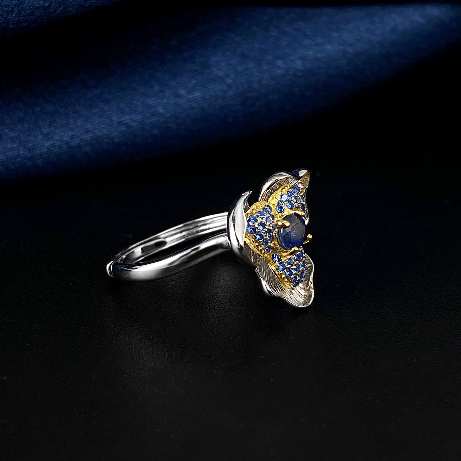 Bague Daphne - Saphir et Argent Sterling 925 - Maria B.