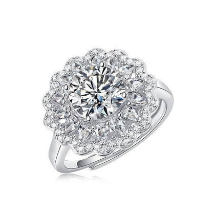Bague Eurydice - Moissanite et Argent S925 - Maria B.