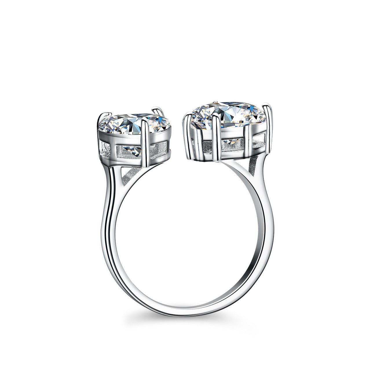 Bague Joy - Moissanite et Argent Sterling 925 - Maria B.