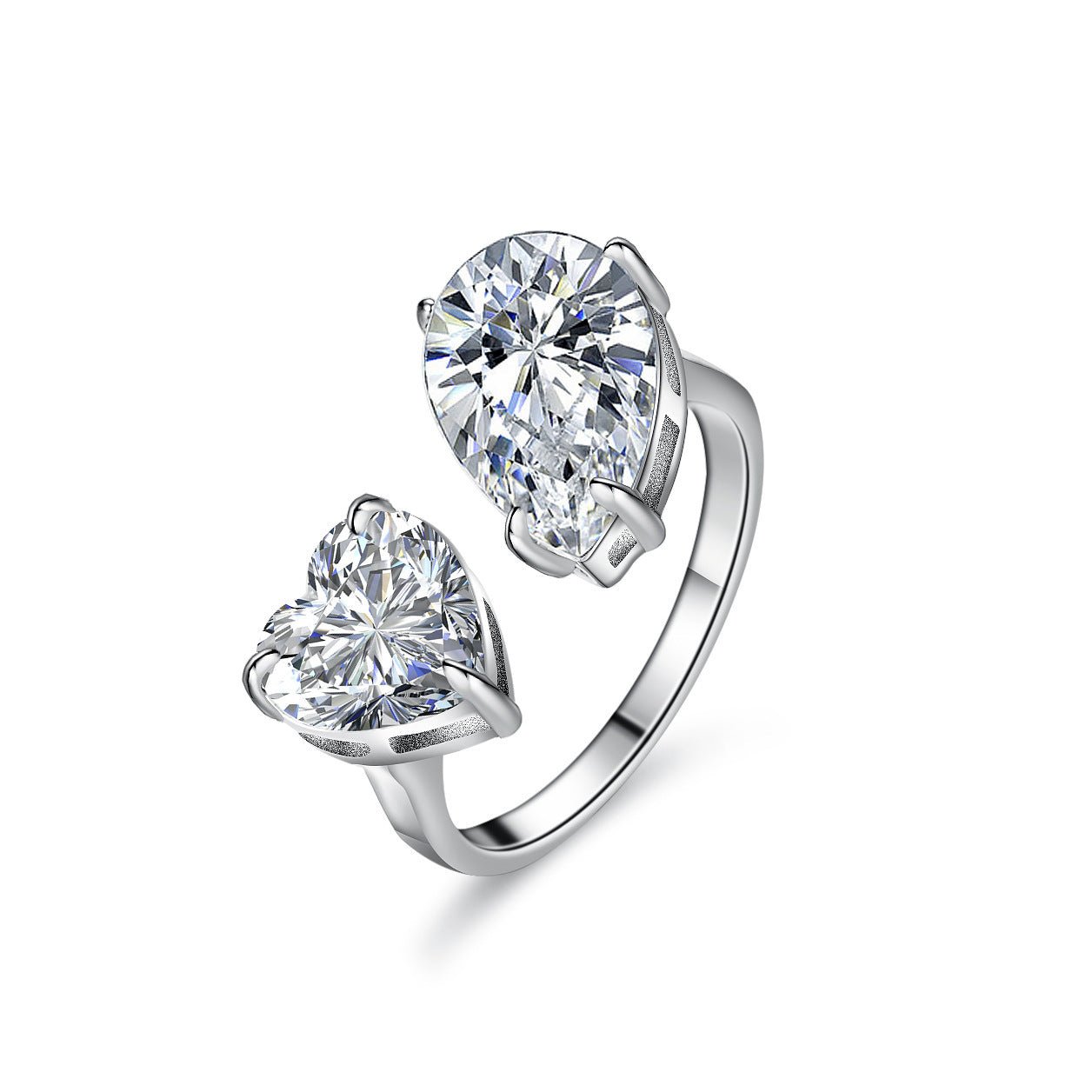 Bague Joy - Moissanite et Argent Sterling 925 - Maria B.