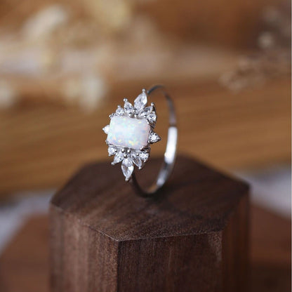 Bague Opelina - Argent S925 et Opale - Maria B.