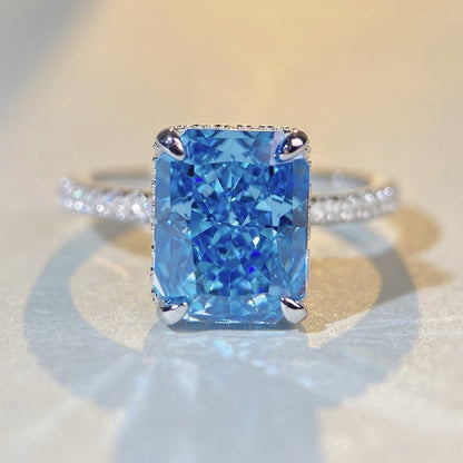 Bague Shiny - Diamant en carbone haute brillance et Argent S925 - Maria B.