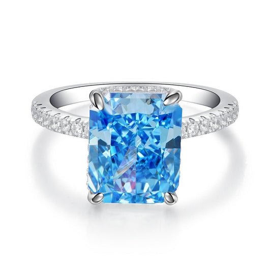 Bague Shiny - Diamant en carbone haute brillance et Argent S925 - Maria B.