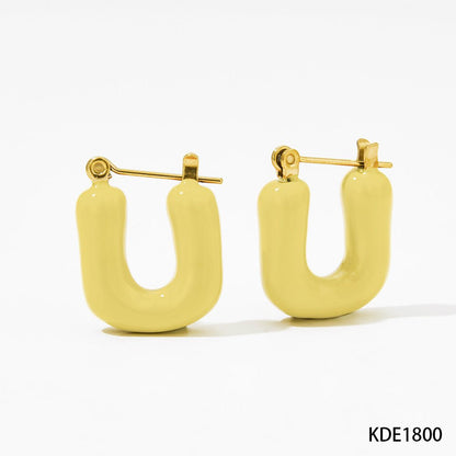 Boucles d'oreilles Alis - Acier Inoxydable - Maria B.