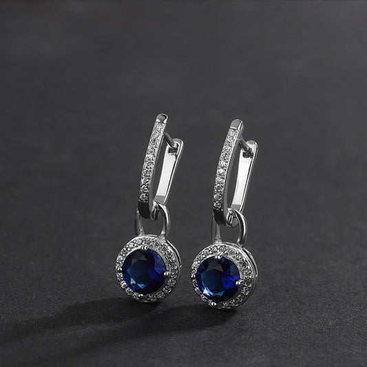 Boucles d'oreilles Blue - Argent S925 - Maria B.