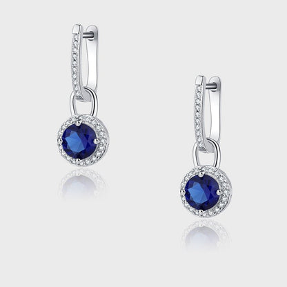 Boucles d'oreilles Blue - Argent S925 - Maria B.