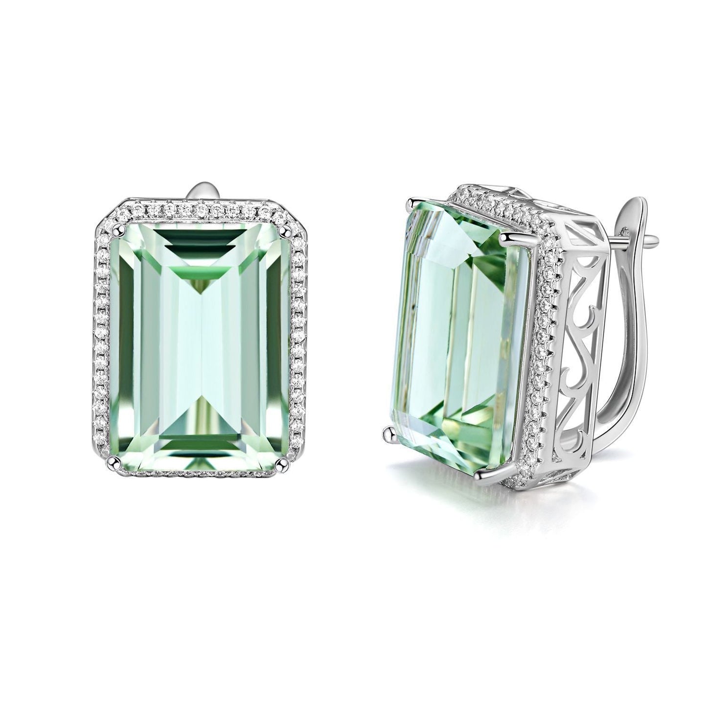 Boucles d'oreilles Christy - Cristal Argent Sterling 925 - Maria B.