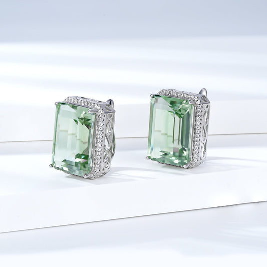 Boucles d'oreilles Christy - Cristal Argent Sterling 925 - Maria B.