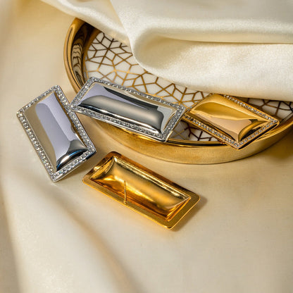 Boucles d'oreilles Désirée - Acier inoxydable plaqué Or 18K - Maria B.