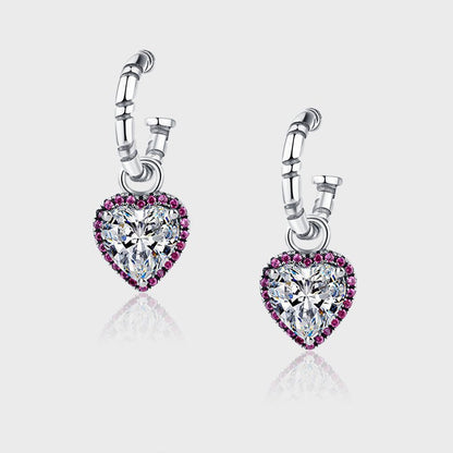 Boucles D'oreilles Diane - Argent Sterling 925 et Zircons - Maria B.