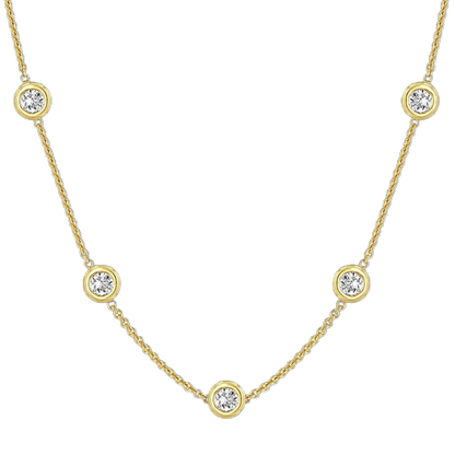 Collier ÉCLAT ÉTERNEL - Diamant moissanite & Argent 925 millième