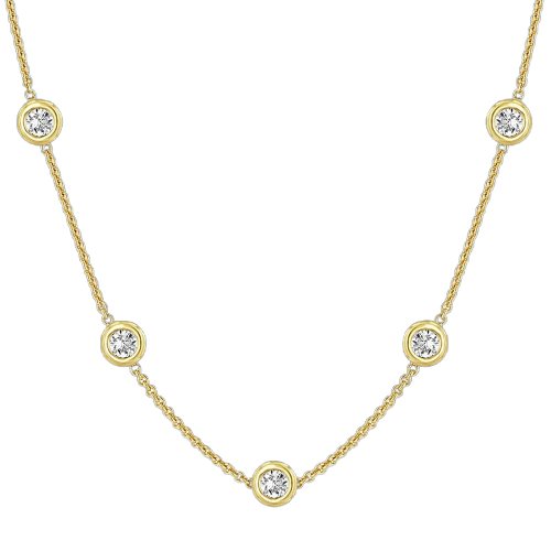 Collier ÉCLAT ÉTERNEL - Diamant moissanite & Argent 925 millième